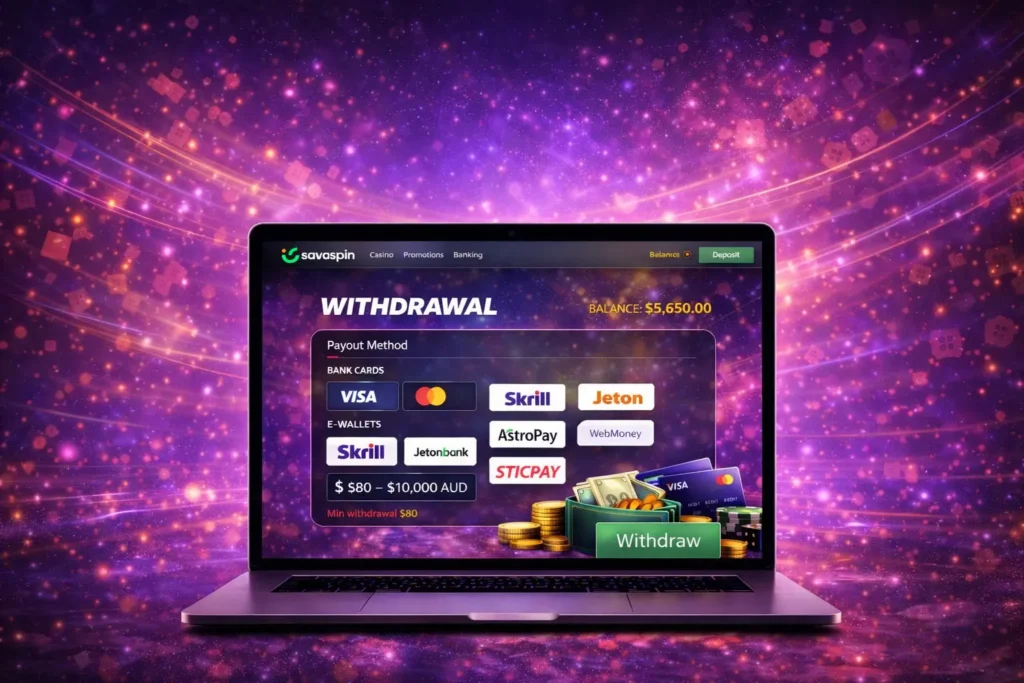 savaspin withdrawal banner